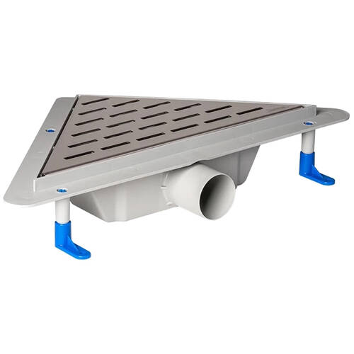 Душовий трап Styron STY-MF з решіткою Медіум кутовий, фото 1