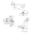 Душова система прихованого монтажу Grohe Bau Flow 2904500A, фото 2