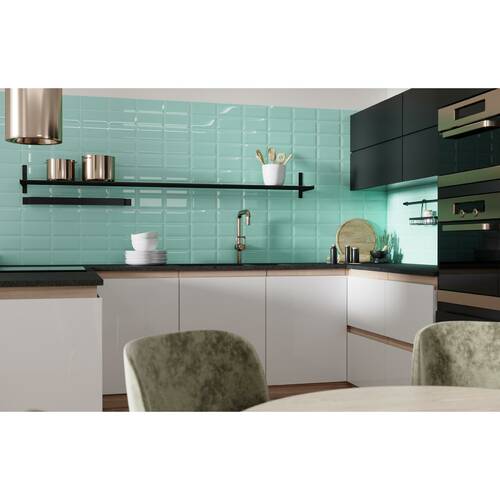 Плитка Golden Tile Metrotiles М'Ятний 46L051 10x20 см, фото 2