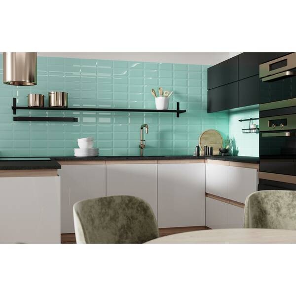 Плитка Golden Tile Metrotiles М'Ятний 46L051 10x20 см, фото 2