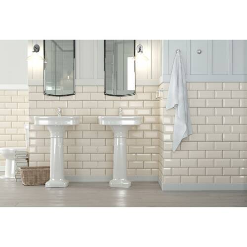 Плитка Golden Tile Metrotiles Світло-Сірий 46G051 10x20 см, фото 2