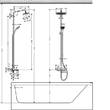 Душевая система скрытого монтажа Hansgrohe Croma E 27687000 с термостатом, фото 2