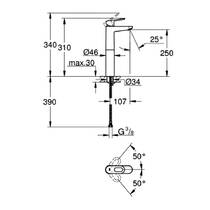 Смеситель для раковины Grohe BauLoop 23764000 хром, фото №2