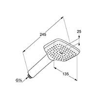 Ручний душ Kludi Freshline 6450005-00 хром, фото №2