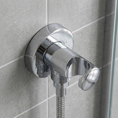 Шланговое подключение с держателем Kludi A-Qa 6054705-00, фото 1