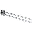 Тримач для рушників Grohe Essentials 40371001 подвійний динамічний, хром, фото 1