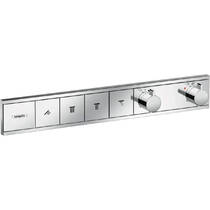 Змішувач прихованого монтажу для душу Hansgrohe RainSelect 15382000 з термостатом, на 4 функції, хром, фото №1