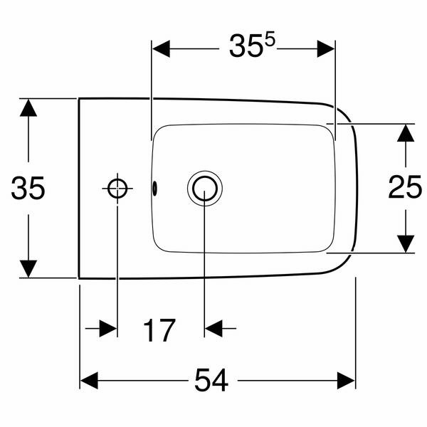 Біде підвісне Geberit iCon Square 231910000, фото 3