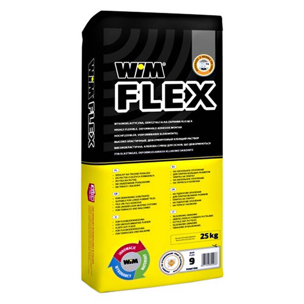 Клей для плитки WIM Flex сірий 25 кг, фото 2