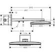 Верхній душ Hansgrohe Rainmaker Select 460 3jet 24007600 хром, фото 2