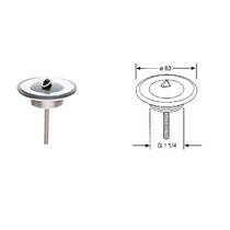 Донний клапан Kludi 104113500 для раковини, фото №2