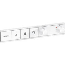 Змішувач прихованого монтажу для душу Hansgrohe RainSelect 15381700 з термостатом, на 3 функції, білий матовий, фото №1