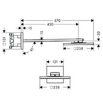 Верхний душ Axor ShowerSolutions 35310000 хром, фото №2