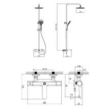 Душова система Devit FRESH 37520121 з термостатом, фото №3