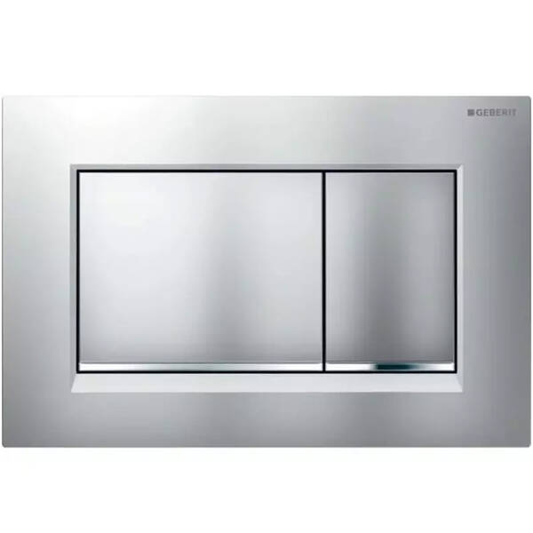 Клавіша змиву Geberit Sigma20 square 115.883.JQ.1 хром матовий, фото 1