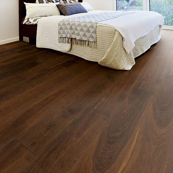 Паркетна дошка R04 Oak dark brown*1279/ 1101010901 — фото 3