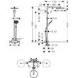 Душова система прихованого монтажу Hansgrohe Raindance Select S 27633670 з термостатом, фото 2