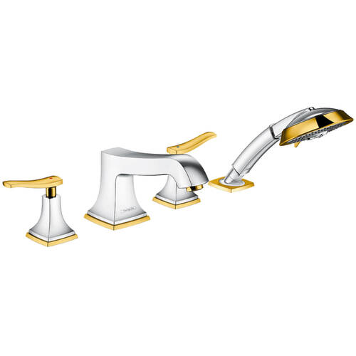 Змішувач для ванни Hansgrohe Metropol Classic 31441090 хром/золото, фото 1