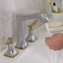 Смеситель для раковины Hansgrohe Metropol Classic 31331090 хром/золото, фото №4
