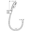 Гігієнічний душ Hansgrohe Bidette 32128340 з тримачем, хром, фото 2