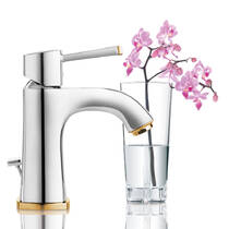 Змішувач для раковини Grohe Grandera 23303IG0 хром/золото, фото №3