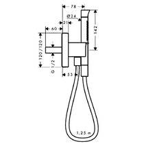 Душовий набір Axor Starck Organic 12232140 бронза матовий, фото №2