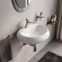 Раковина RAK Ceramics Cloud CLOWB5501AWHA 55 см,  білий глянець