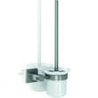 Щетка для унитаза Genwec Formentera series GW05 19 04 01 с держателем, хром матовый, фото 1