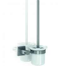 Щітка для унітаза Genwec Formentera series GW05 19 04 01 з тримачем, хром матовий, фото №1