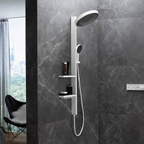 Душевая система Hansgrohe Rainfinity Showerpipe 360 ??1jet 26842700 белый матовый, фото №5