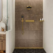 Ручний душ Hansgrohe Rainfinity 130 3jet 26864990 золото полірований, фото №3
