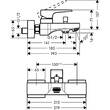 Смеситель для ванны Hansgrohe Metropol 32540670 черный матовый, фото 2