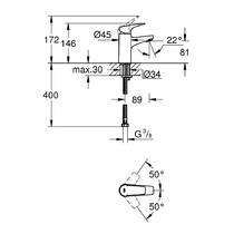 Набір змішувачів для ванної Grohe Bau Flow 121756 (3 в 1), фото №2