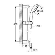 Набір змішувачів для ванної Grohe Bau Flow 121756 (3 в 1), фото №4