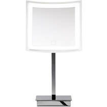 Косметичне дзеркало Decor Walther BS 83 Touch 0121500 з LED-підсвічуванням та збільшенням 5х, хром, фото №1