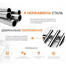 Рушникосушарка водяна Mario Класік 500х430/400 500х430 мм полірована нержавіюча сталь, фото №6