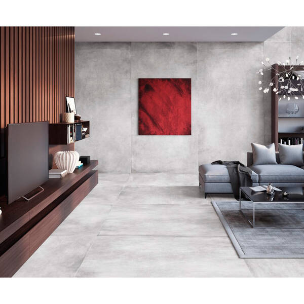 Керамограніт Cerrad Gres Concrete Gris Rect. 79,7x79,7 см, фото 2