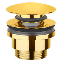 Донный клапан Paffoni ZSCA 050 HG click-clack золото, фото №1