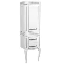 Пенал Аква Родос Роял 7055 напольный правый, патина хром, фото №1