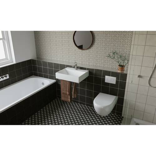 Керамограніт Primavera Laurent Антрацитовий 59У180 18,6x18,6 см, фото 2