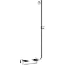 Душова штанга Hansgrohe Unica Comfort R 26404400 з кошиком для зберігання, правостороння, хром, фото №1