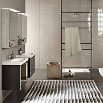 Тумба для раковини Geberit Acanto 500.608.16.1 підвісна чорний мат/скло, фото №6