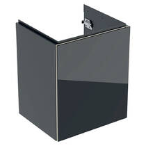 Тумба для раковини Geberit Acanto 500.608.16.1 підвісна чорний мат/скло, фото №1