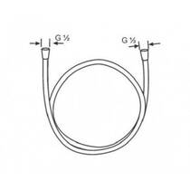 Душевой шланг Kludi Suparaflex 610728700 1, 6м., фото №2