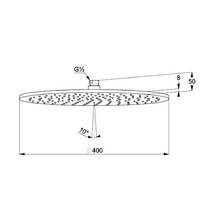 Верхний душ Kludi A-Qa 6434087-00 черный матовый, фото №2