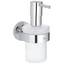 Дозатор для рідкого мила Grohe Essentials 40448001 з тримачем, хром, фото №1