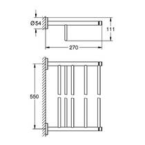 Держатель для полотенец Grohe Essentials 40800001 полка, хром, фото №2