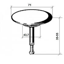 Запобіжна пробка для сифона Hansgrohe Flexaplus 96153000 хром, фото №2