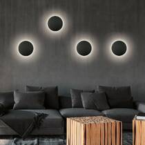 Настенный светильник ACB Blas A378020N 16/3780-18 черный, LED 1x8W 3000K IP54, фото №1