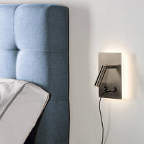 Настенный светильник ACB A35680NS Manat 16/3568 никель LED 1x12W 3000K + LED 1x3W 3000K, фото №1